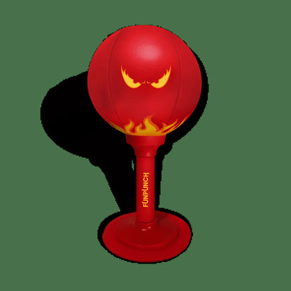 FUNPUNCH Pedestal Punching Bag with Stand - Polyurethane Boxing Equipment for Boxing Enthusiasts, Martial Arts Training, Stress Relief Tool (Includes Pump), Standing Punching Bag, Punch Workout Gear